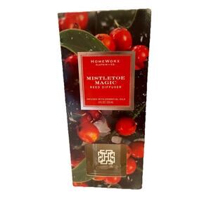 Homeworx Harry Slatkin Mistletoe Magic Reed Stick Diffuser New 4oz